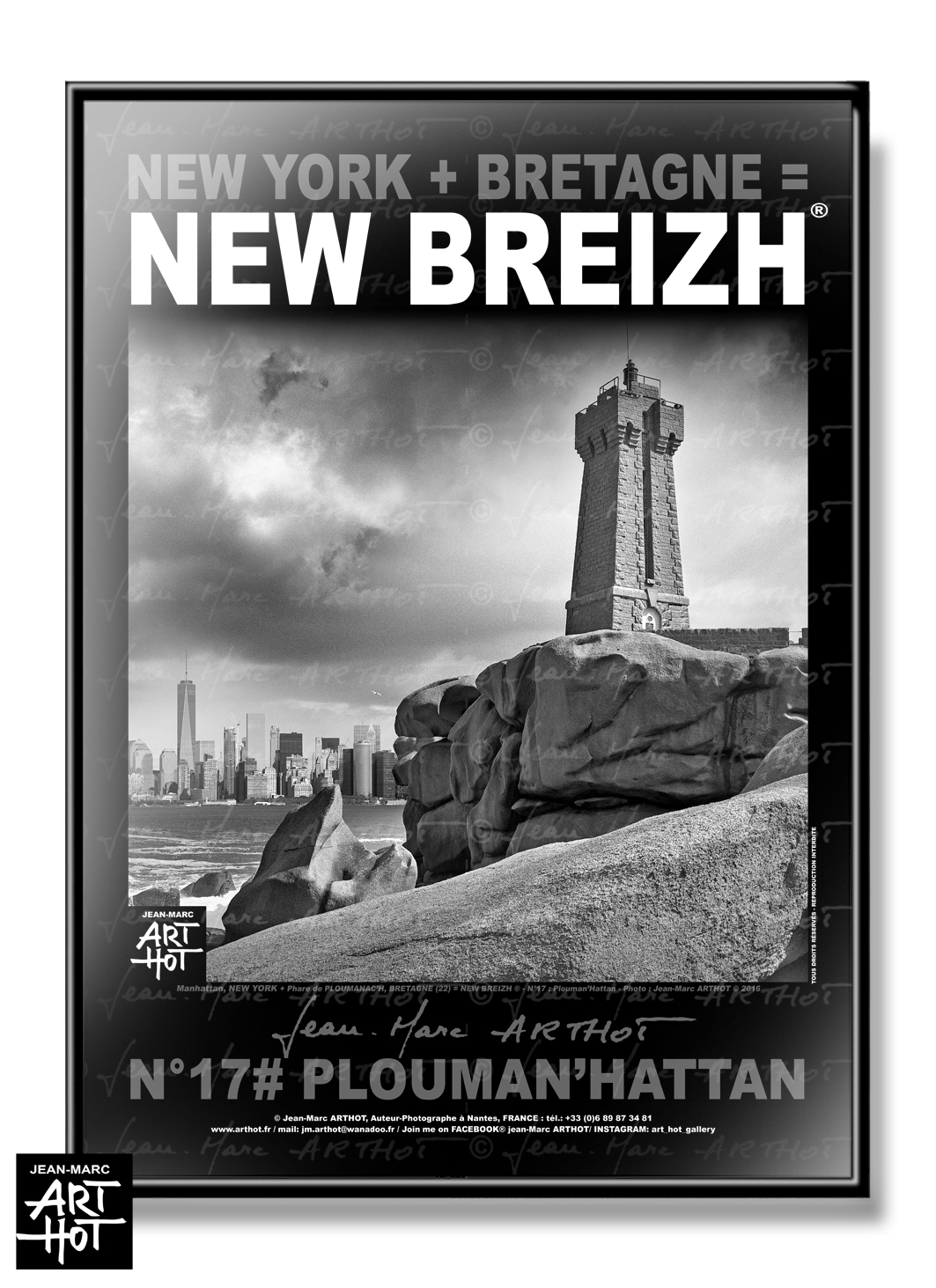 arthot-photo-art-b&w-new-york-bretagne-newbreizh-017-cotes-armor-22-ploumanach-manhattan-AFFICHE